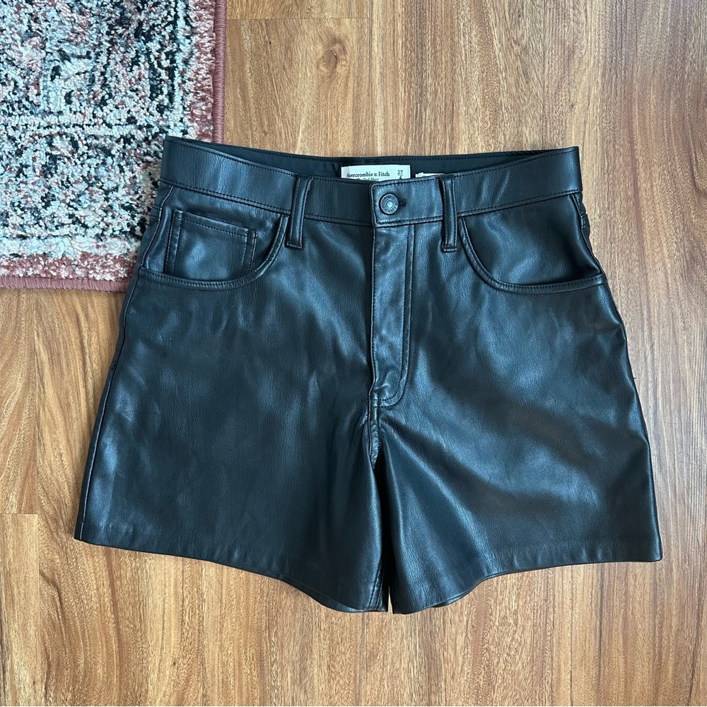 Abercrombie & Fitch Black High Waist Shorts